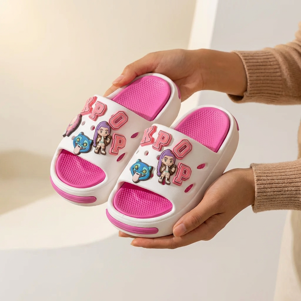 KPop Kids Slippers – Ages 2–10