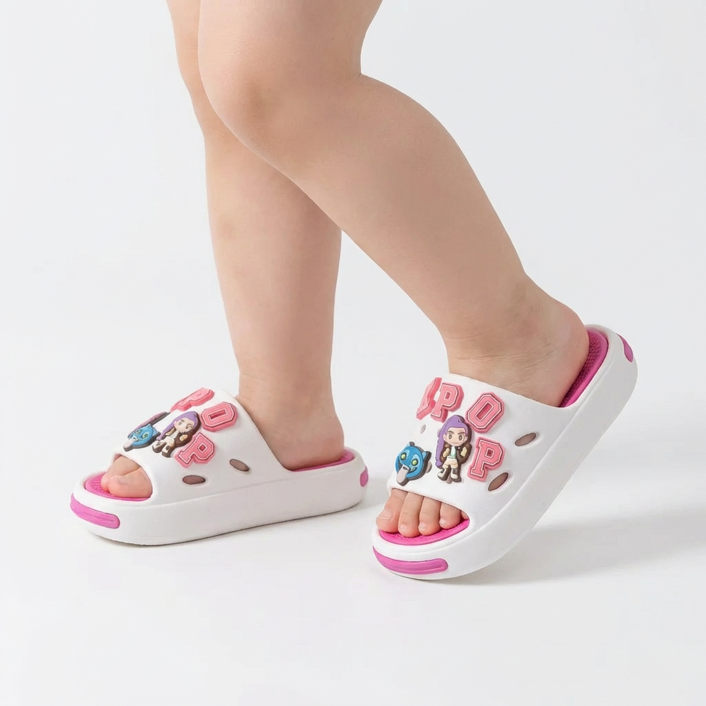 KPop Kids Slippers – Ages 2–10