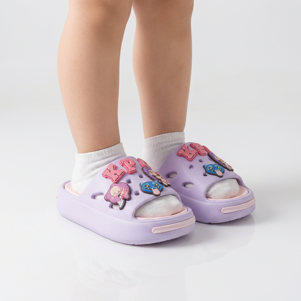 KPop Kids Slippers – Ages 2–10