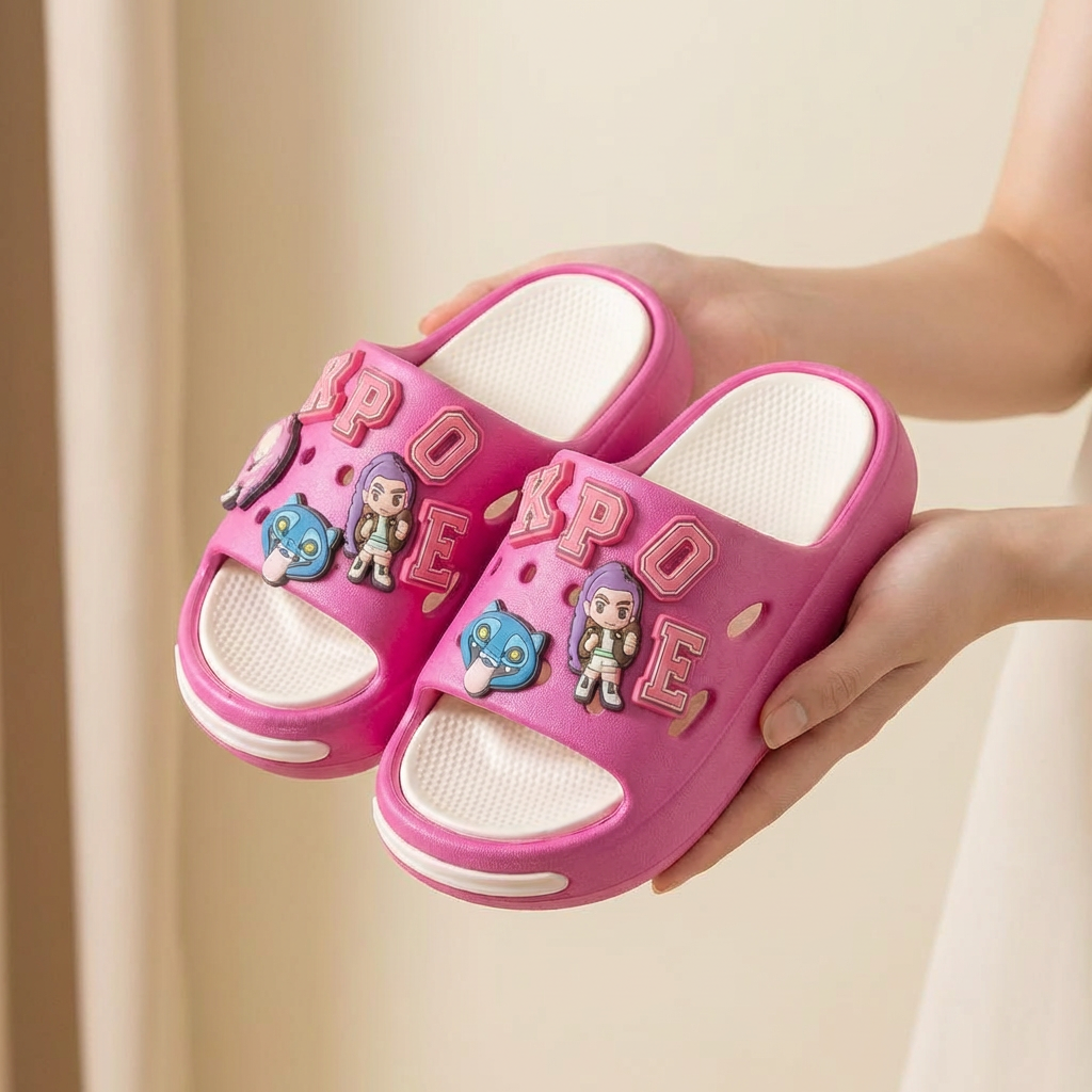 KPop Kids Slippers – Ages 2–10