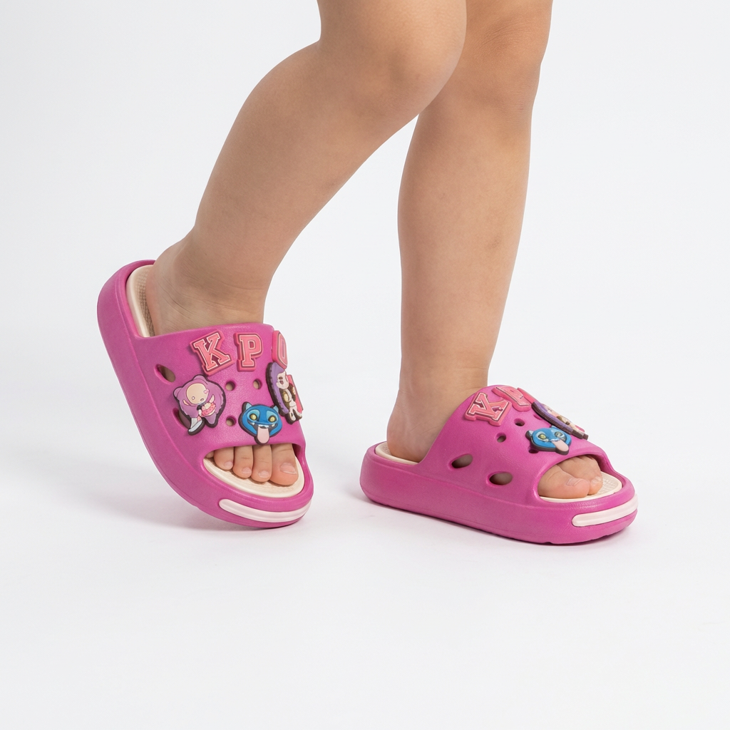 KPop Kids Slippers – Ages 2–10