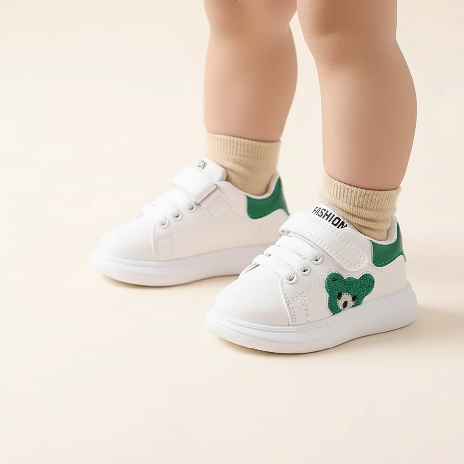 Easy-Wear Panda Sneakers – Ages 1–7