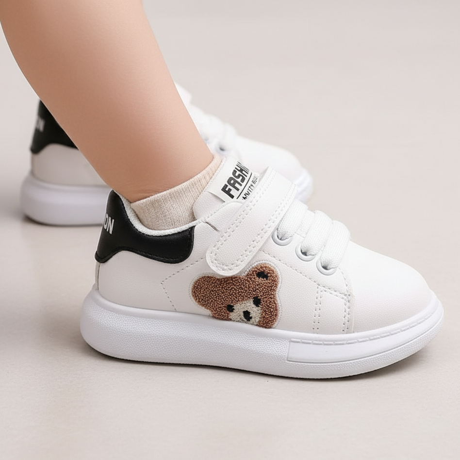 Easy-Wear Panda Sneakers – Ages 1–7
