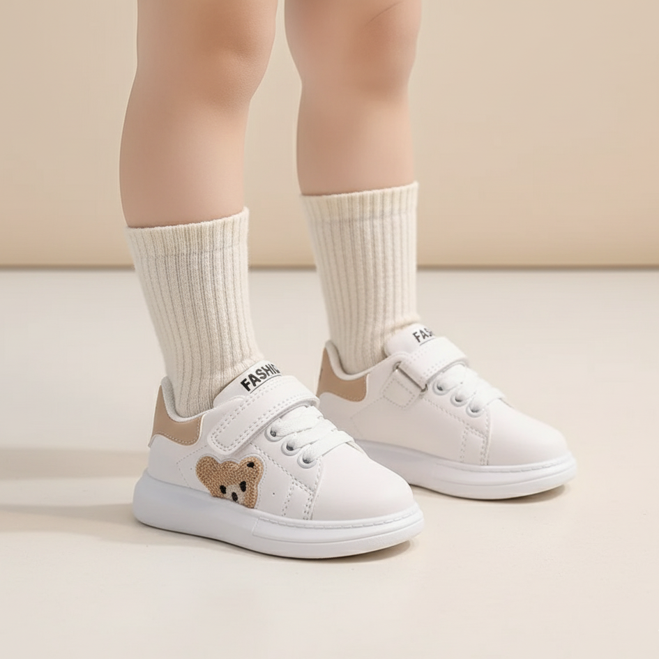 Easy-Wear Panda Sneakers – Ages 1–7