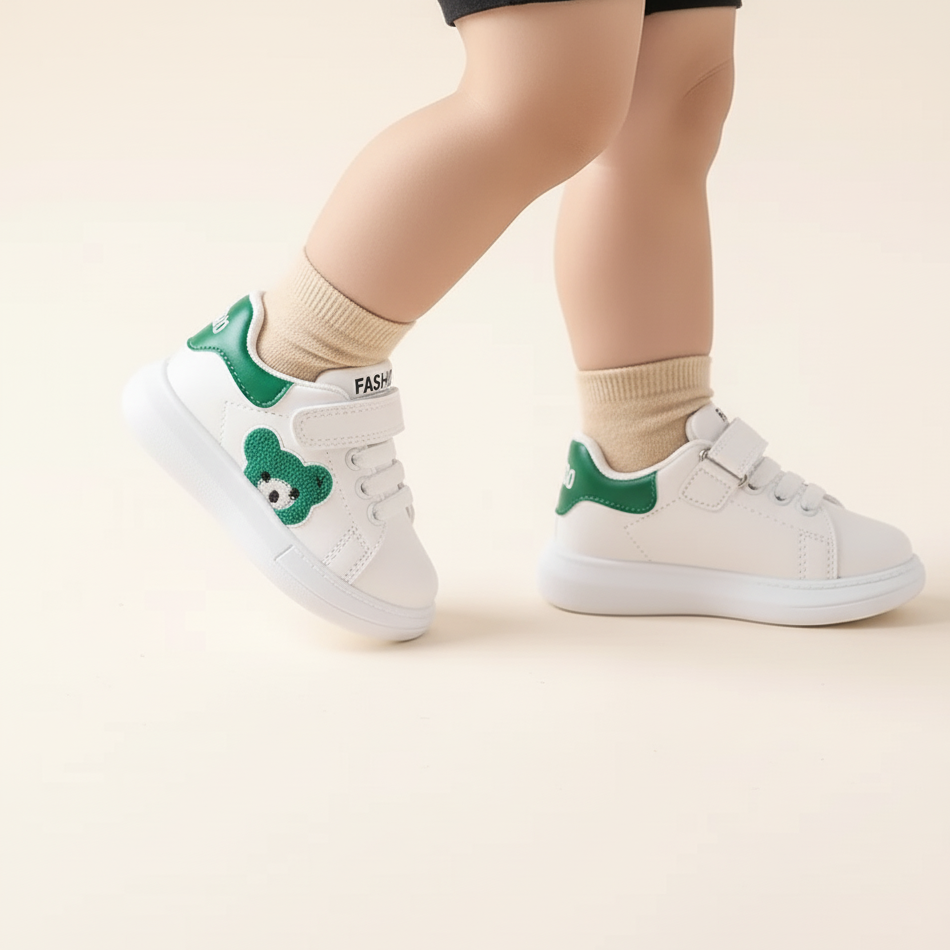 Easy-Wear Panda Sneakers – Ages 1–7