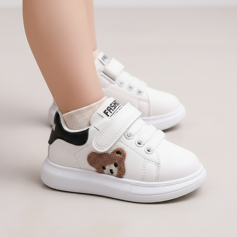 Easy-Wear Panda Sneakers – Ages 1–7