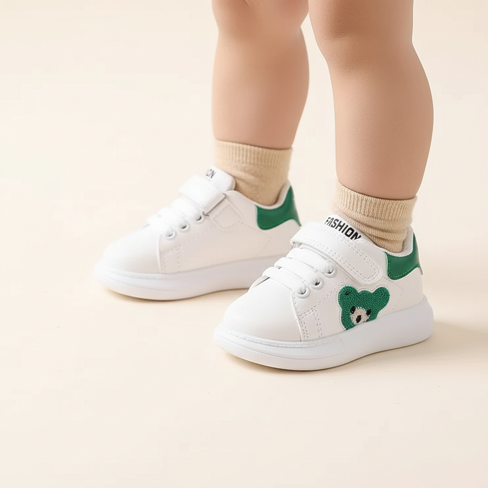 Easy-Wear Panda Sneakers – Ages 1–7