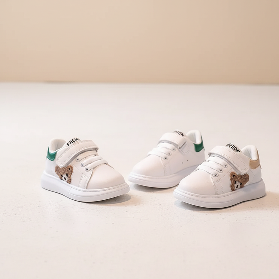 Easy-Wear Panda Sneakers – Ages 1–7