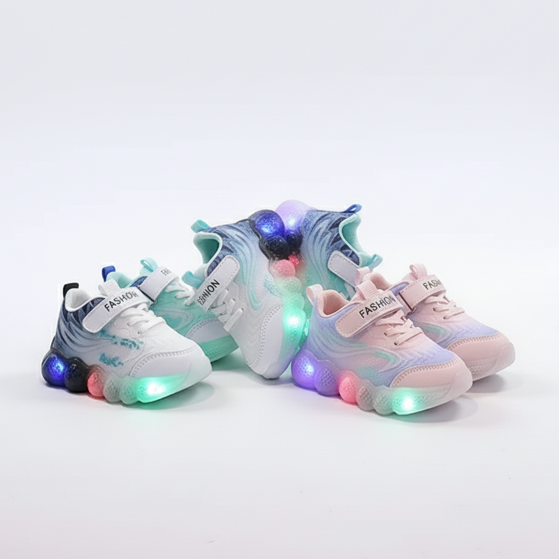Glowing LED Sneakers – Ages 2–6