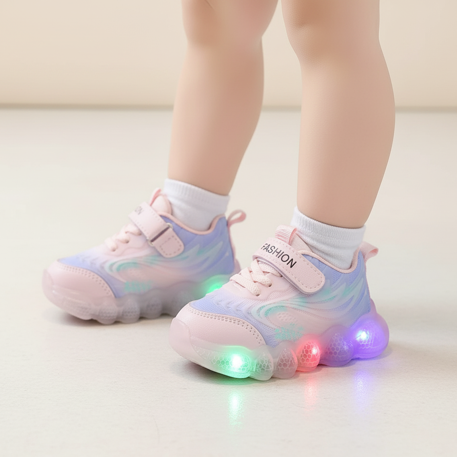Glowing LED Sneakers – Ages 2–6
