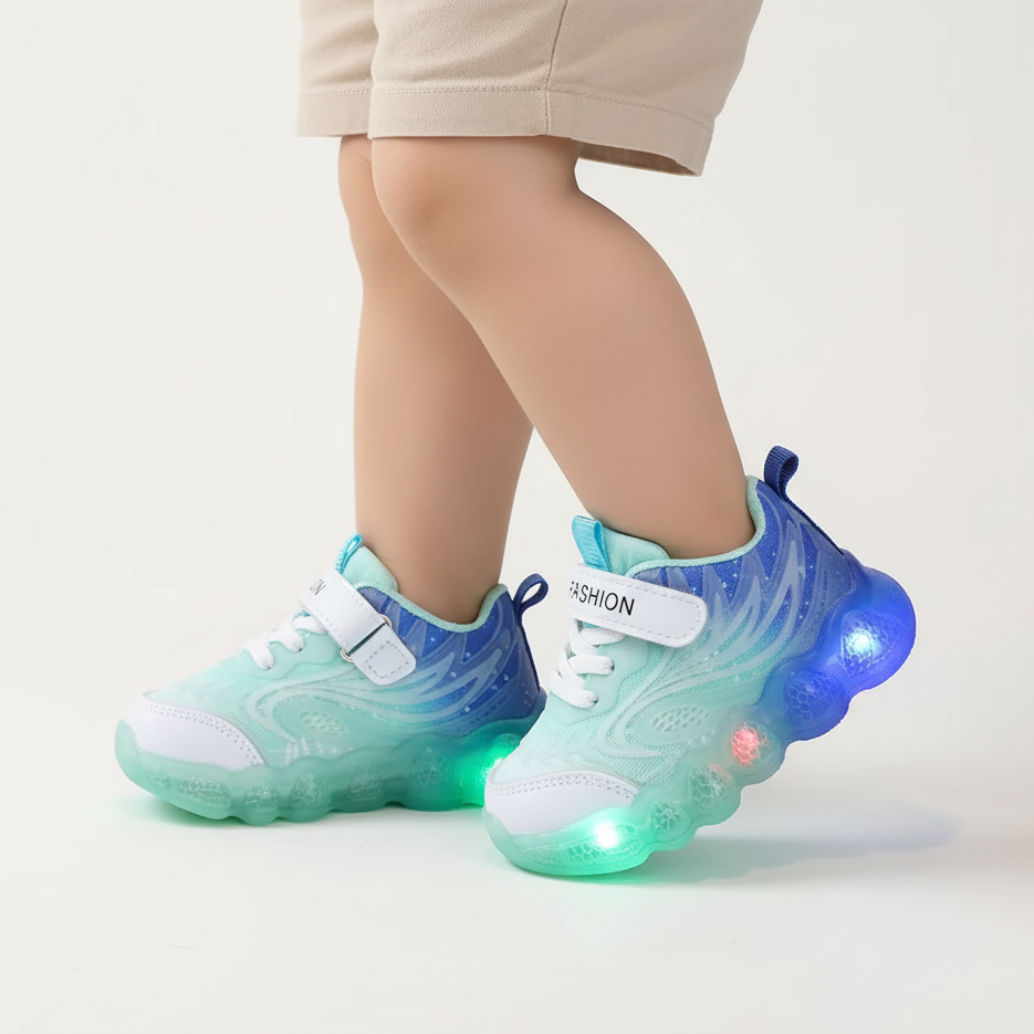 Glowing LED Sneakers – Ages 2–6