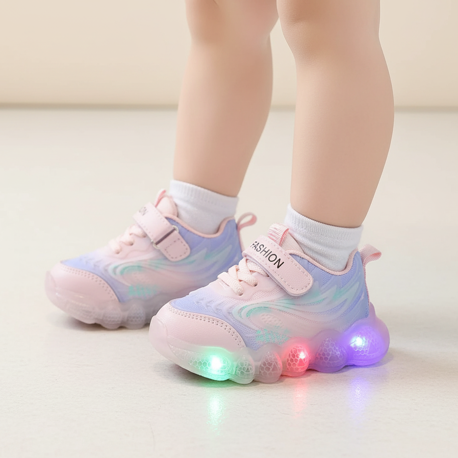 Glowing LED Sneakers – Ages 2–6