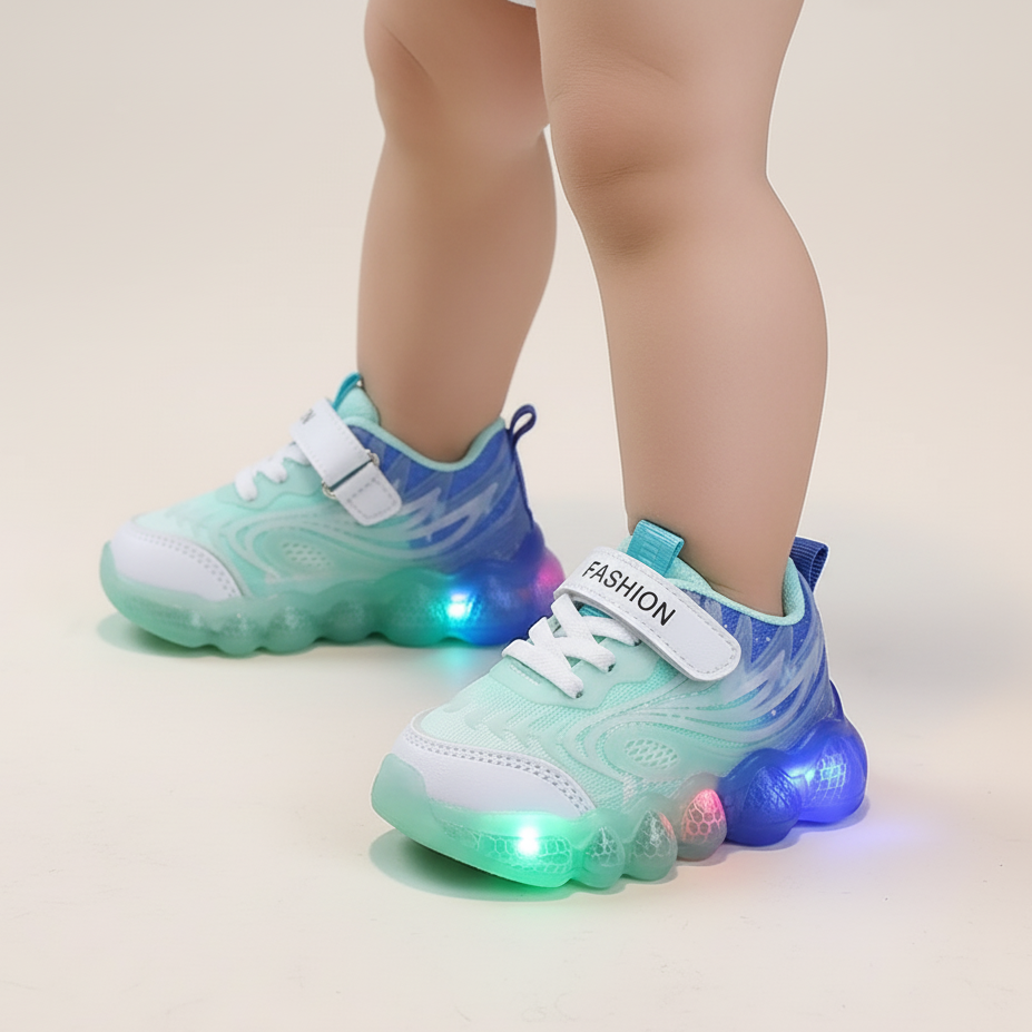 Glowing LED Sneakers – Ages 2–6
