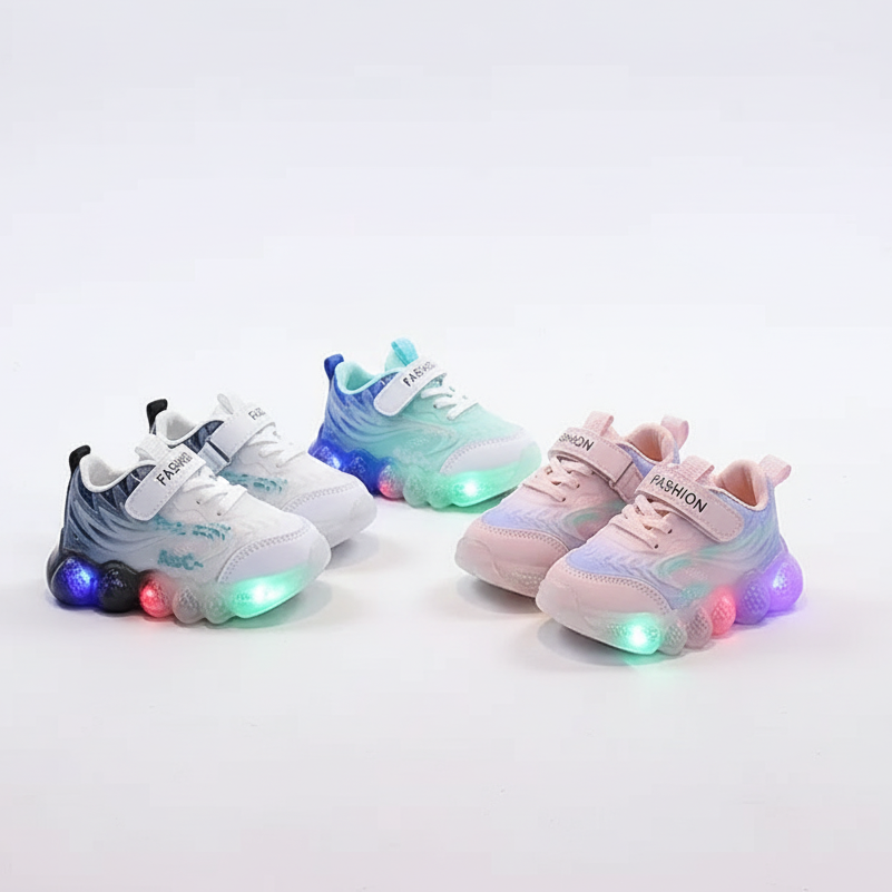 Glowing LED Sneakers – Ages 2–6