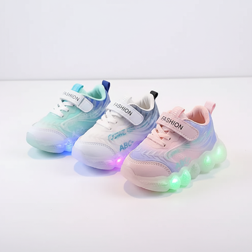 Glowing LED Sneakers – Ages 2–6