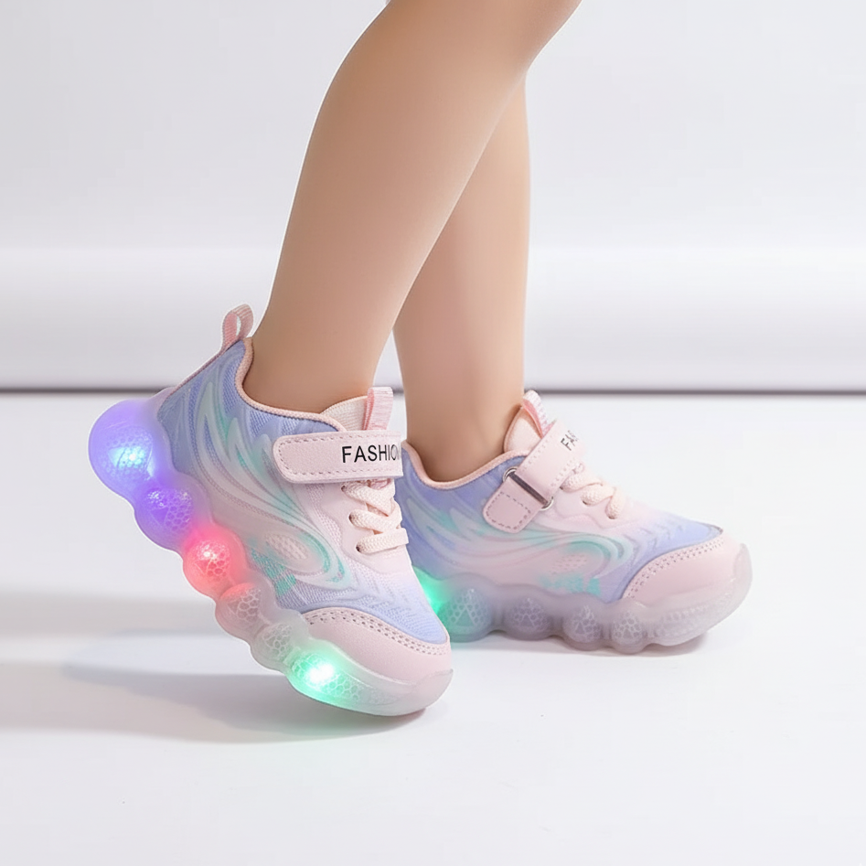Glowing LED Sneakers – Ages 2–6