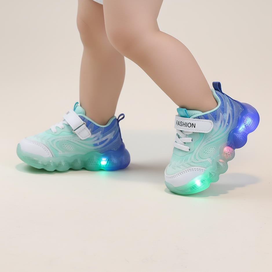 Glowing LED Sneakers – Ages 2–6