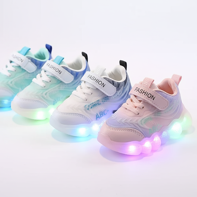 Glowing LED Sneakers – Ages 2–6