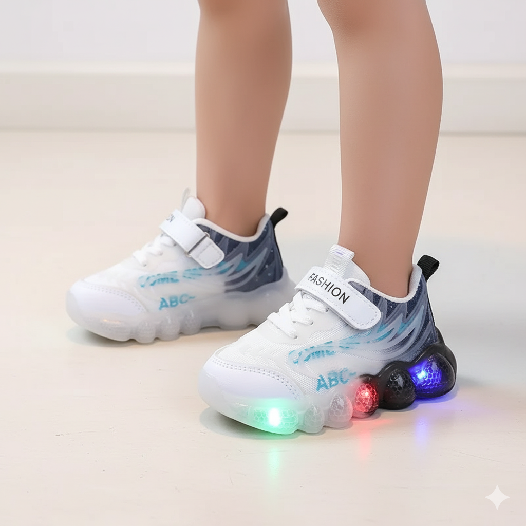 Glowing LED Sneakers – Ages 2–6