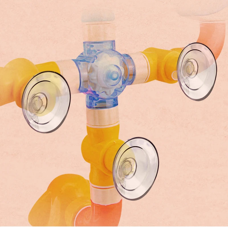 Giocattolo da bagno con rubinetto spray per bambini multivariante