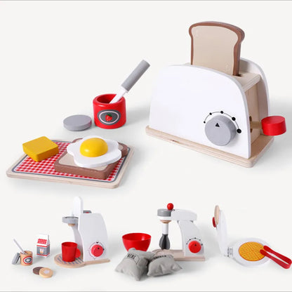Gioco d'imitazione Utensili da cucina in legno per bambini Multivariante 
