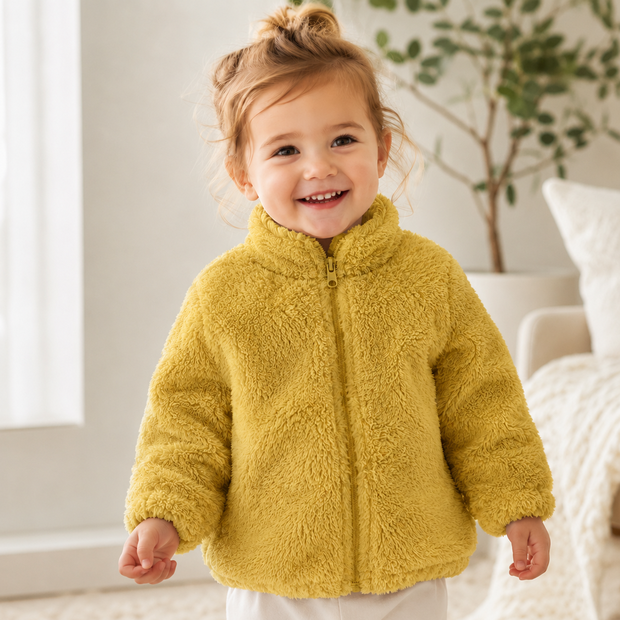 Kids Plush Warm Jacket