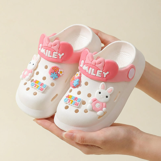 Smiley Jelly Clogs for Kids – Ages 1–7