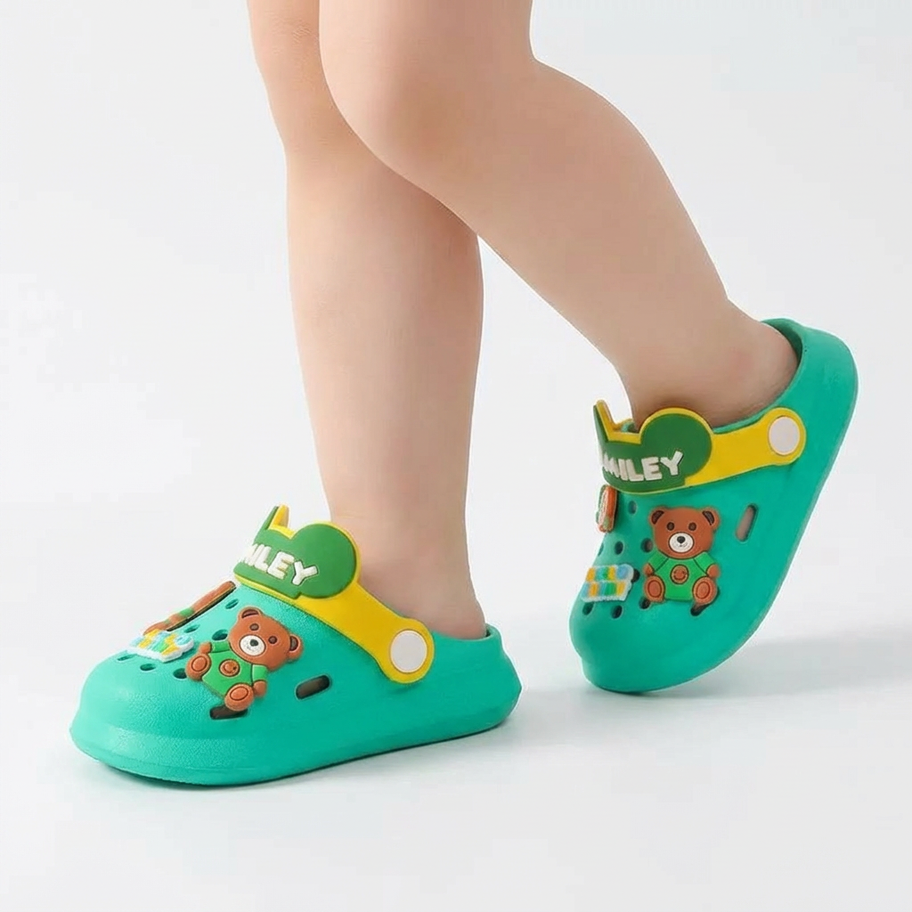 Smiley Jelly Clogs for Kids – Ages 1–7