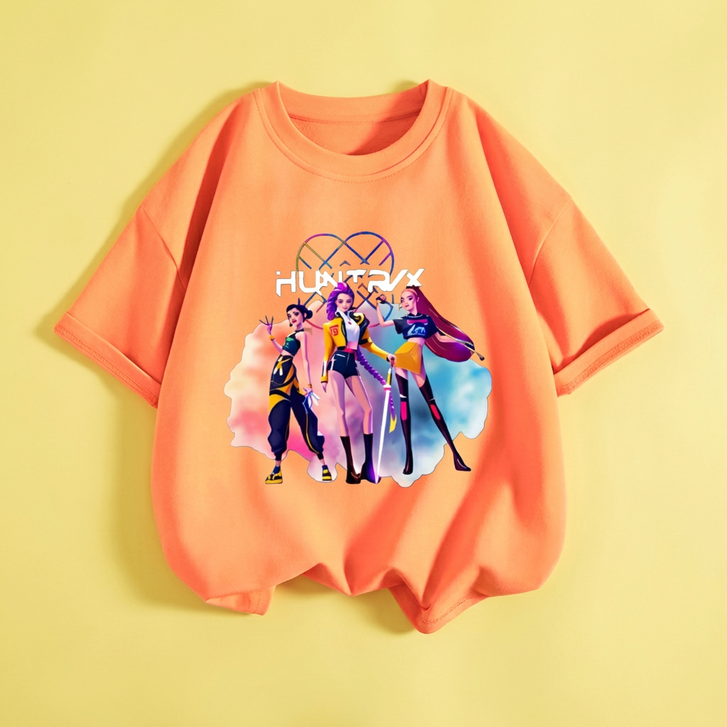 Trendy KPop Music Style T-Shirt for Kids (1–7 Years)