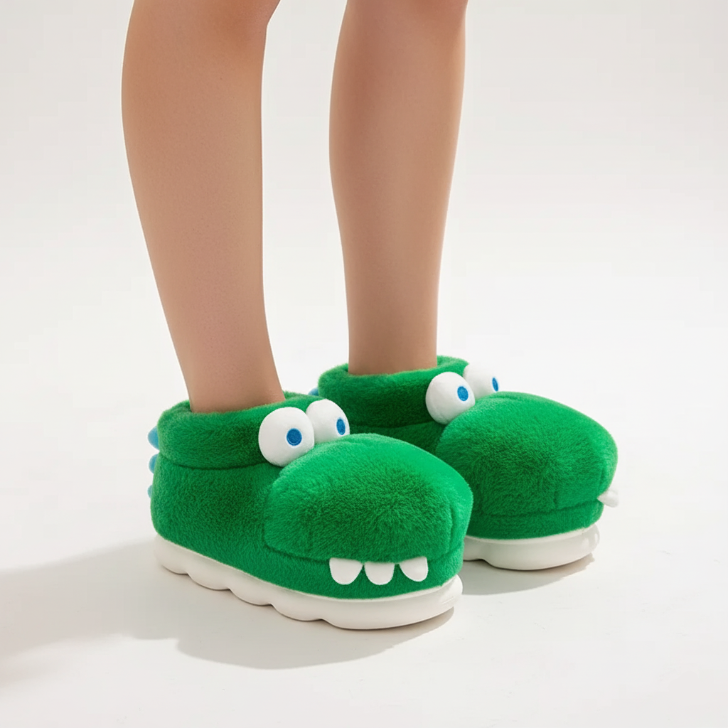 Mega Fluffy Croc Slippers – Kids to Adults