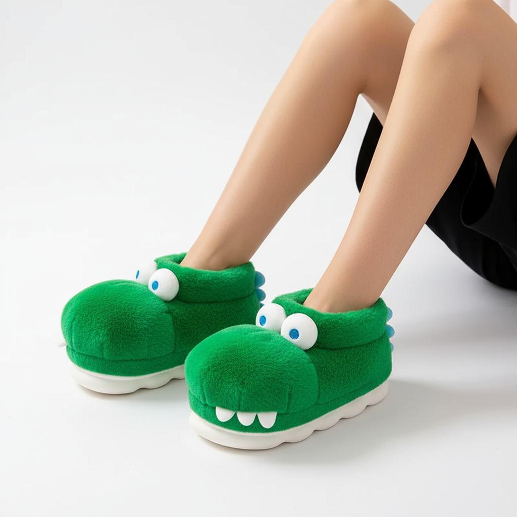 Mega Fluffy Croc Slippers – Kids to Adults