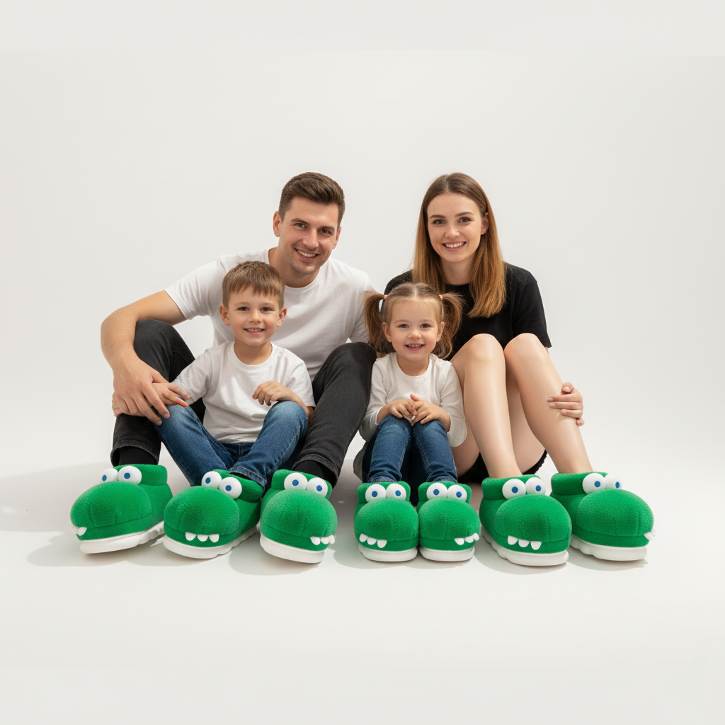 Mega Fluffy Croc Slippers – Kids to Adults