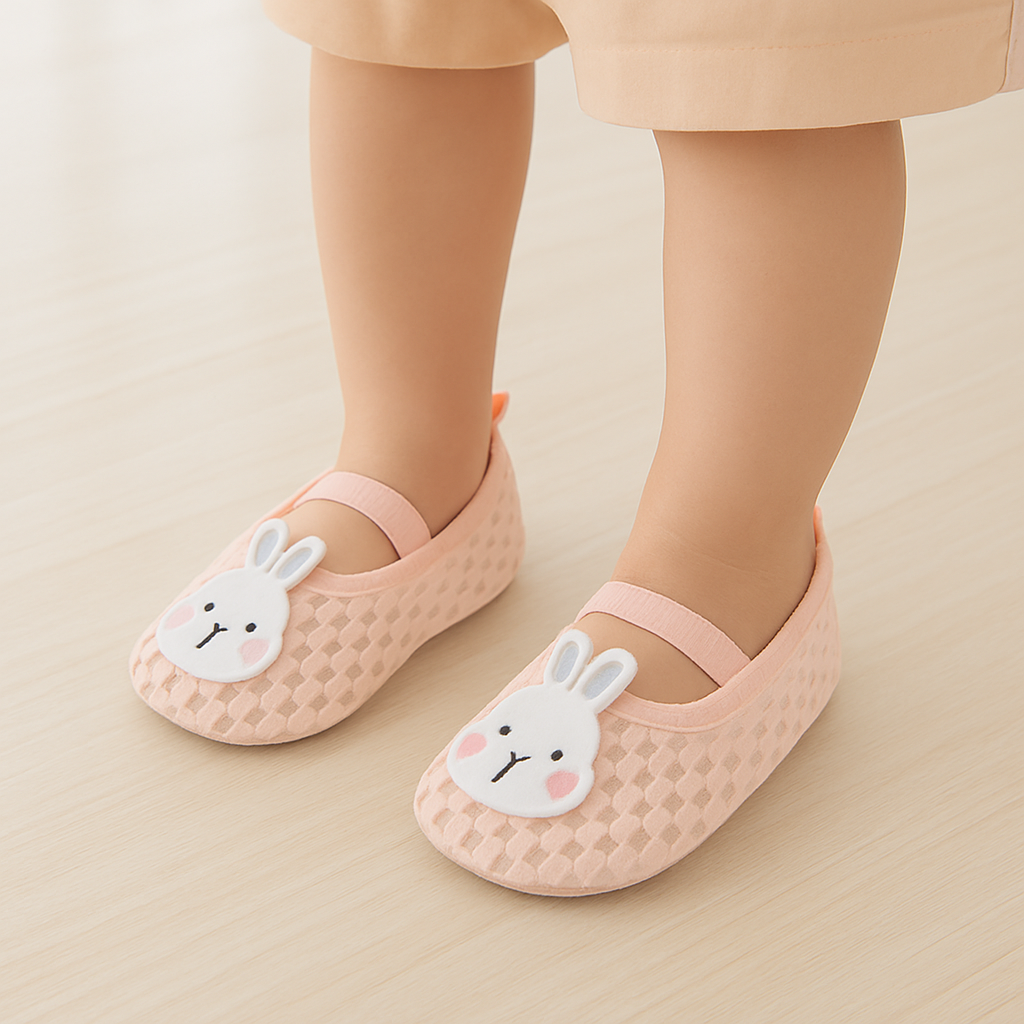Chaussettes antidérapantes pour nouveau-né, premiers pas