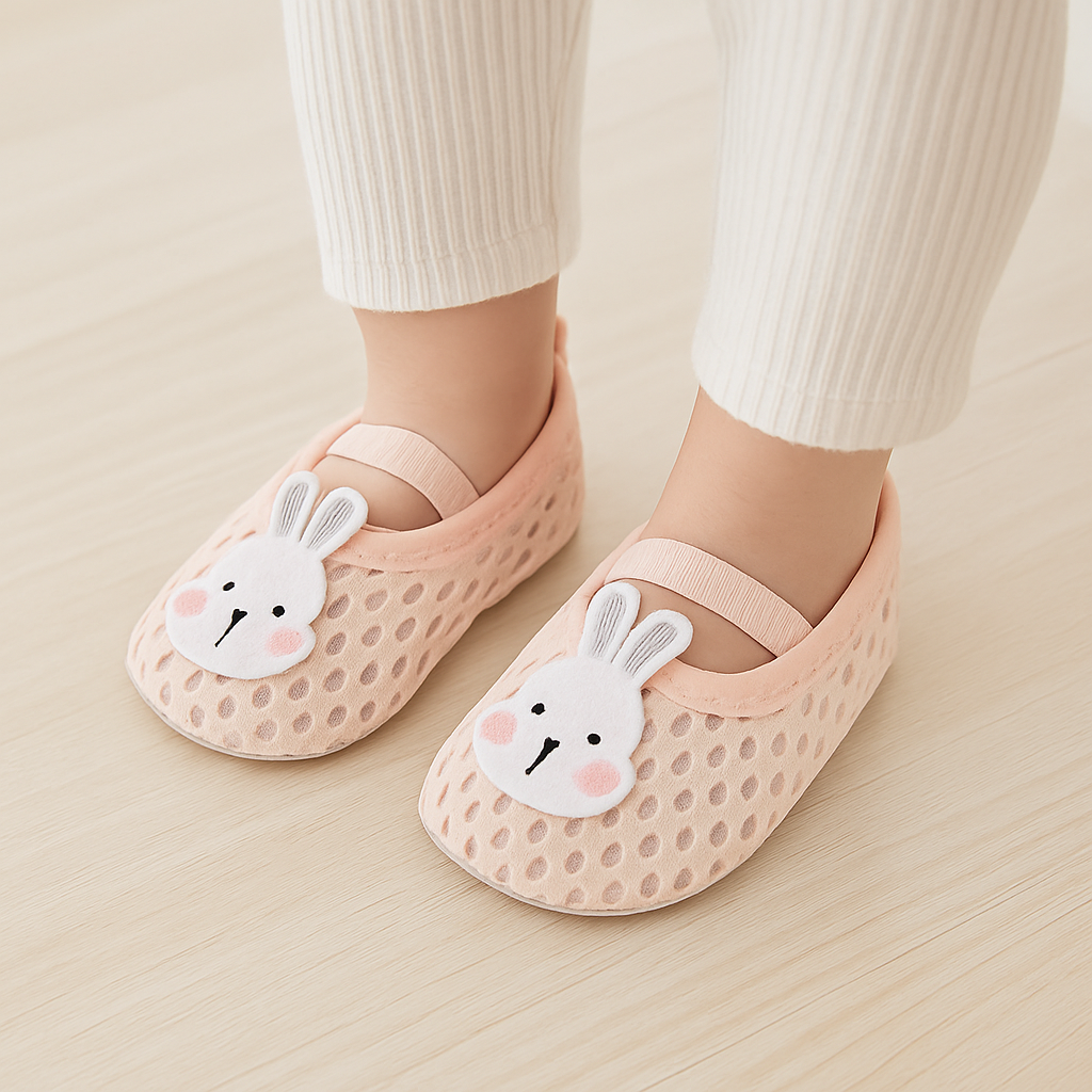 Chaussettes antidérapantes pour nouveau-né, premiers pas