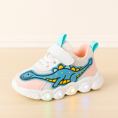 LED Dinosaur Edition Sneakers for Kids (1–6 Years)