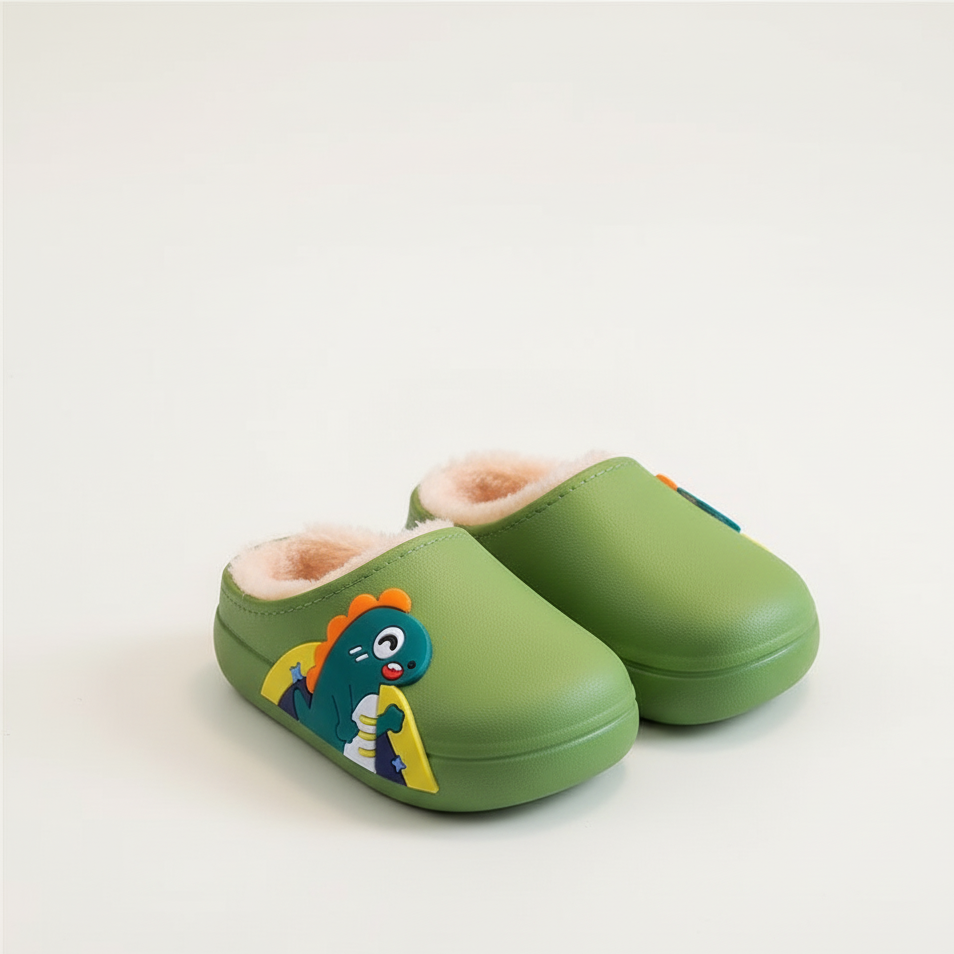 Plush Waterproof Slippers – Ages 2 to Adults