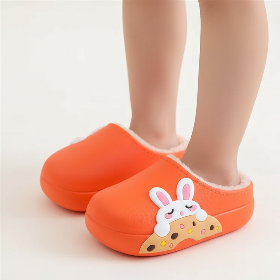 Plush Waterproof Slippers – Ages 2 to Adults