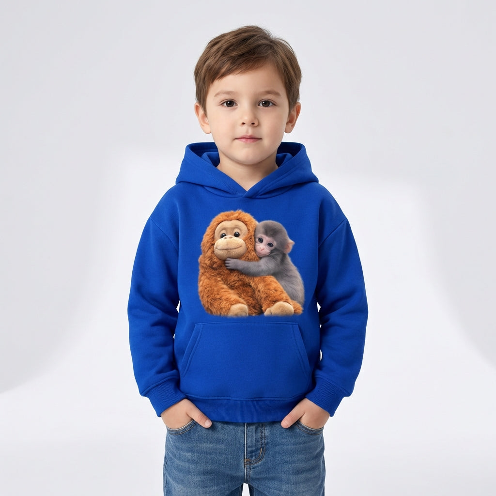 Kids Monkey Punch Sweatshirt – Viral Style (3–14 Years)