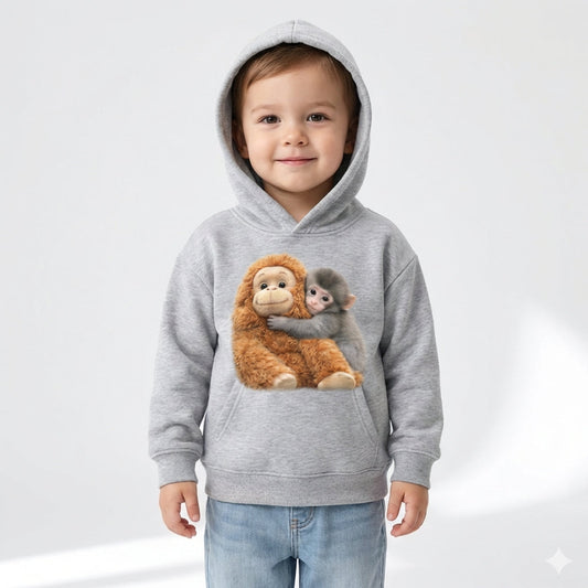 Kids Monkey Punch Sweatshirt – Viral Style (3–14 Years)