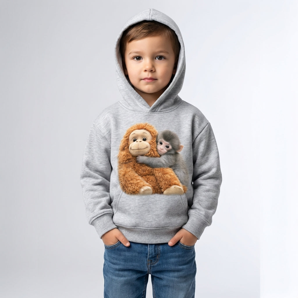 Kids Monkey Punch Sweatshirt – Viral Style (3–14 Years)