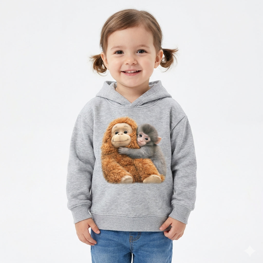 Kids Monkey Punch Sweatshirt – Viral Style (3–14 Years)