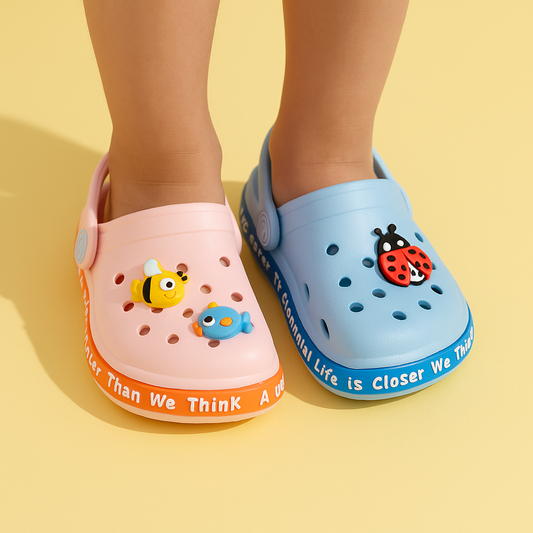 Rubber Jelly Clogs for Children Age 1-6 Years