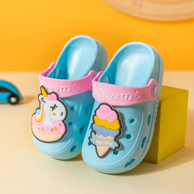 Sandales pour enfants à motifs de dessins animés pop, 1 à 5 ans