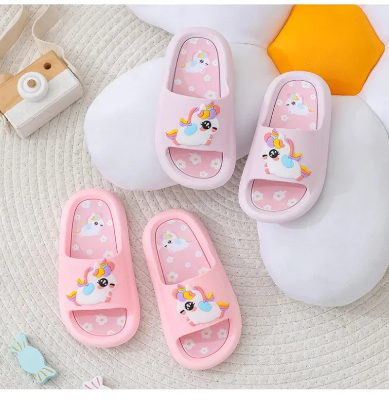 Pantoufles Licorne Rêve Enfants Douces 2-6 ans