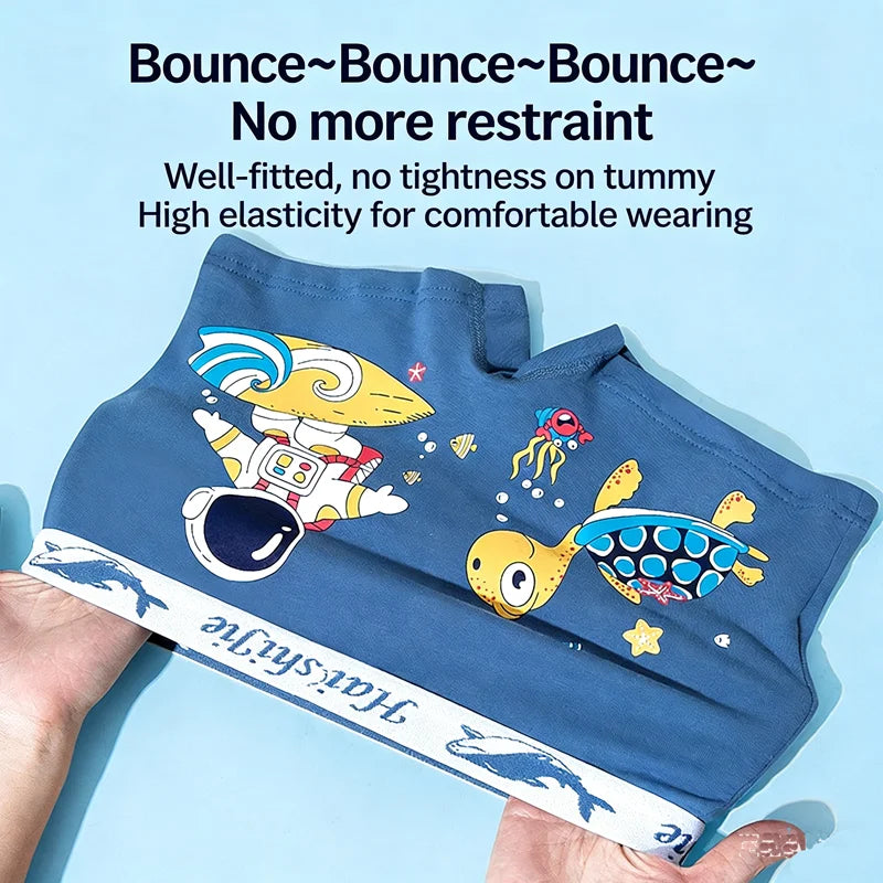 Boys Cotton Boxer Pack 4 Pcs – Ages 2–14