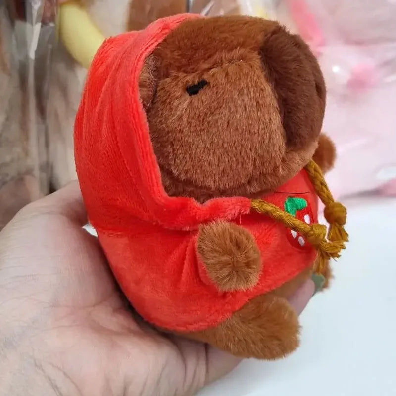 Cute Capybara Plush Keychain – Soft Bag Charm & Car Pendant