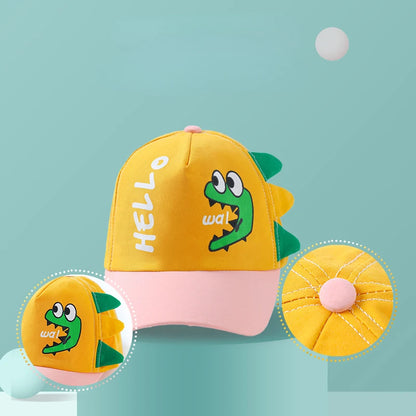Summer cap with fun animals for children multivariant
