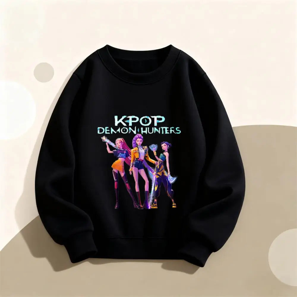 Colorful KPop Music Inspired Sweatshirt for Kids (18M–7Y)