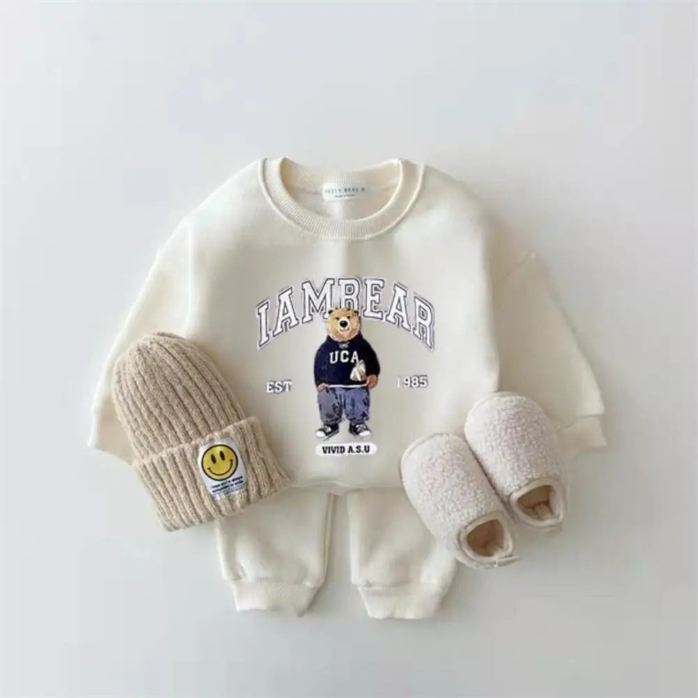 Hoodie & Sweatpants Set – 6M–6 Years