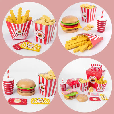 Burgers and Fries Toy Set for Children